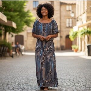 Seven Islands Maxi Dress sz 3X NWT